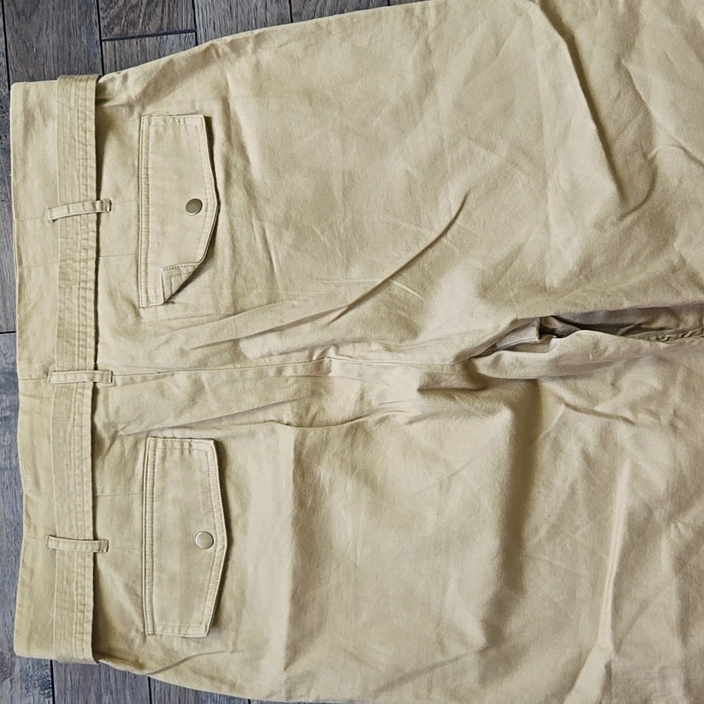 Banana Republic Tan Chinos Relaxed Fit Women's Size 18 - Picture 5 of 8